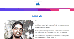 Desktop Screenshot of manikarthik.com